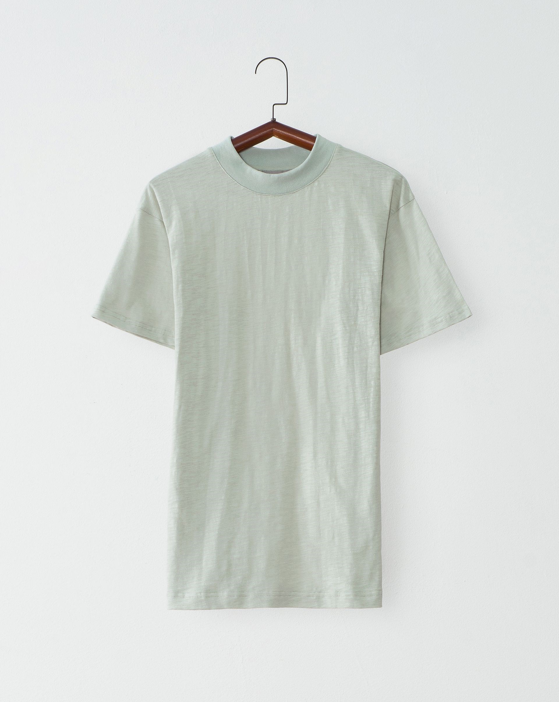 NAZO-小高領棉質素TEE(UNISEX)
