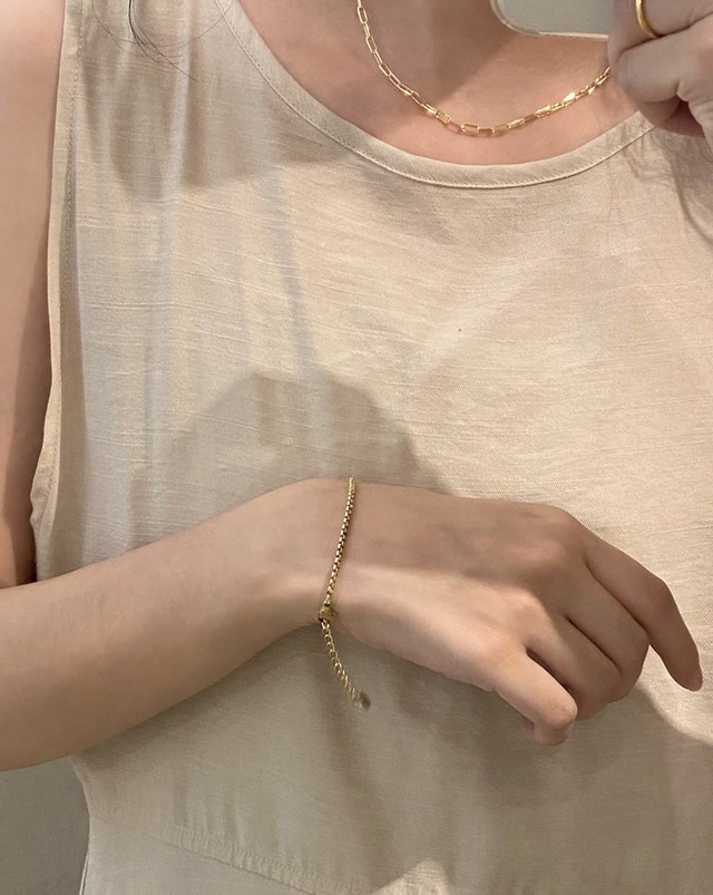 ivory即納 Ounce sheer u neck onepiece-2col